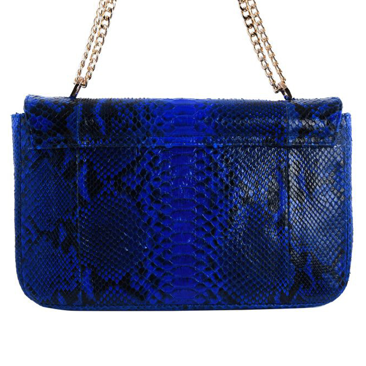 La Marey 100% Genuine Python Leather Crossbody Bag with Removable Shoulder Chain Strap 7323899 4