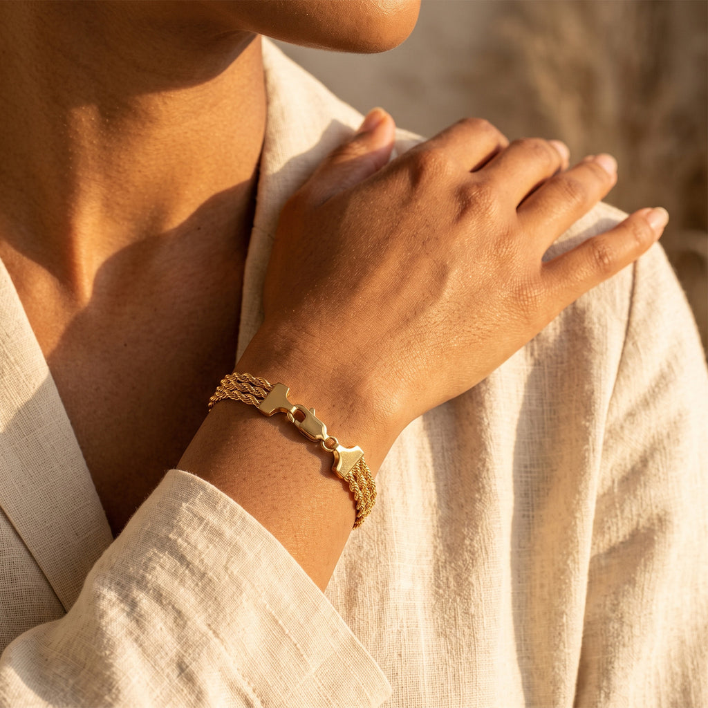 9K Yellow Gold  Bracelet (Size - 7),  Gold Wt. 5.5 Gms_7328147_4