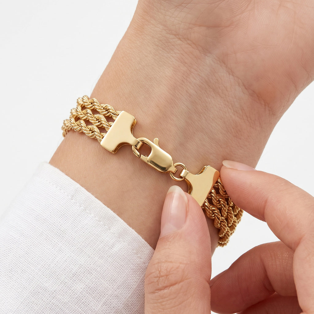 9K Yellow Gold  Bracelet (Size - 7),  Gold Wt. 5.5 Gms_7328147_5