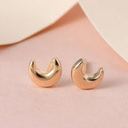 18K Vermeil Yellow Gold Plated Sterling Silver Moon Earrings_7340635_1