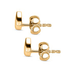 18K Vermeil Yellow Gold Plated Sterling Silver Moon Earrings_7340635_2