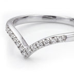 D'Joy - Natural White Diamond Wishbone Ring in Platinum Overlay Sterling Silver_7343783_2