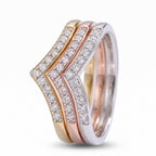 D'Joy - Natural White Diamond Wishbone Ring in Platinum Overlay Sterling Silver_7343783_3