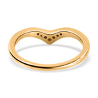 D'Joy - Yellow Diamond Wishbone Ring in 18K Vermeil Yellow Gold Plated Sterling Silver_7365488_4