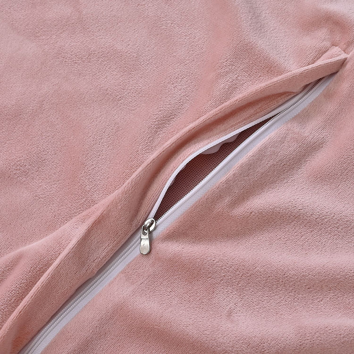 Luxury Velour Set of 3 Duvet Cover with 2 Oxford Pillow Cases - Pink Double 7368279 10