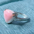 Queen Conch Shell and Moissanite Ring in Rhodium Overlay Sterling Silver 7.10 Ct._7373816_1