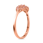 9K Rose Gold SGL Certified I3 Natural Pink Diamond Boat Ring 0.33 Ct._7381900_3