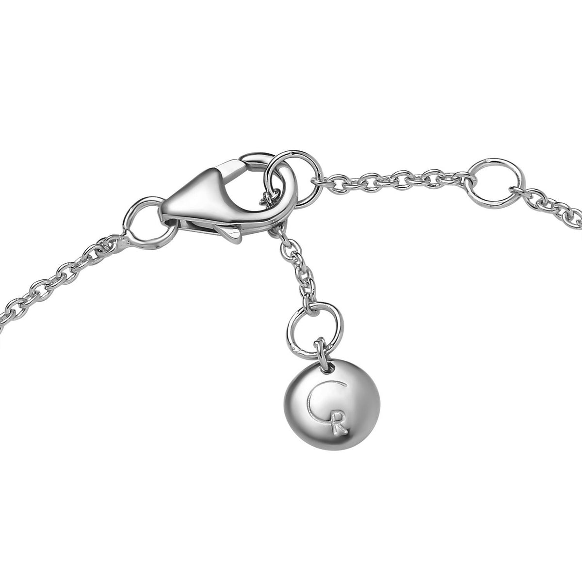 Designer Inspired Close Out Deal Rhodium Overlay Sterling Silver Station Crisscross Bracelet (Size - 7-7.5-8) 7480485 4