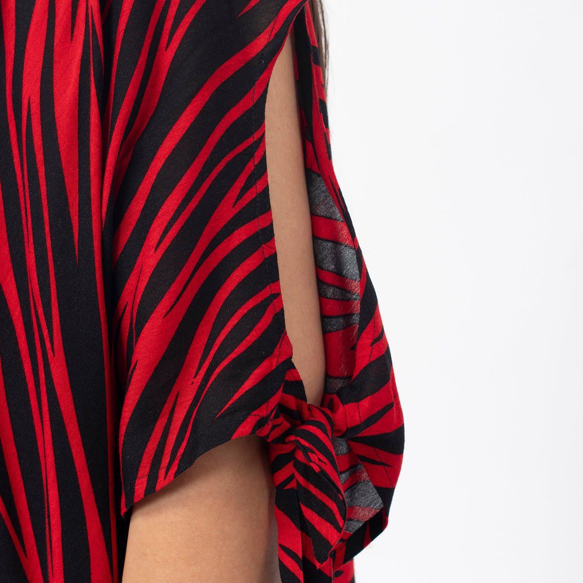 Tamsy Cold Shoulder LongLine Top V32566134 6