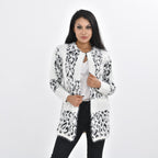 Tamsy Winter Outfit with 2 Pockets (Free Size) - Black & White_7487068_3