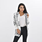 Tamsy Winter Outfit with 2 Pockets (Free Size) - Black & White_7487068_4