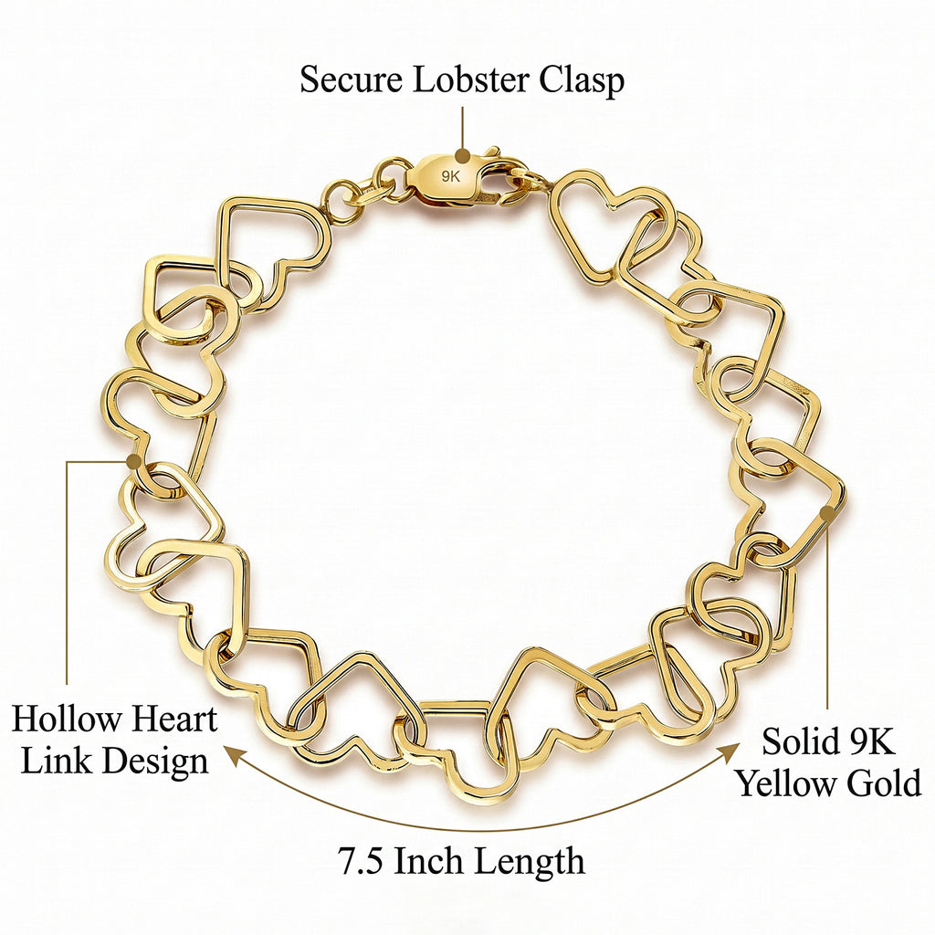 9K Yellow Gold  Bracelet (Size - 7.5),  Gold Wt. 4 Gms_7488705_6