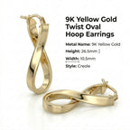 9K Yellow Gold  Earring,  Gold Wt. 1.2 Gms