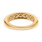 Royal Bali Collection - D'Joy Moissanite Half Eternity Band Ring in 18K Vermeil Yellow Gold Plated Sterling Silver_7505429_4