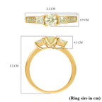 14K Yellow Gold SGL Certified Natural Yellow (Center Dia 0.40 Ct Solitaire) Diamond (I1-I2) Ring 1.00 Ct._7510671_5