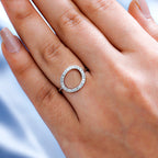 Diamond Band Ring in Rhodium Overlay Sterling Silver 0.260 Ct._7511996_2