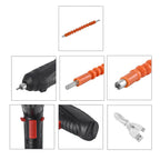 USB Rechargeable Electric Screwdriver PLUS 47 Pcs Screw Set (100w 3.2aH) - Black