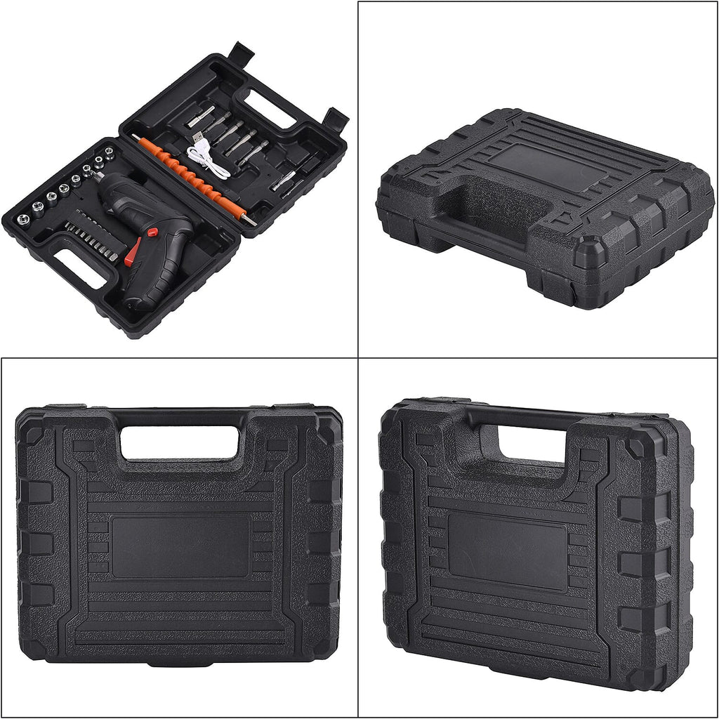 USB Rechargeable Electric Screwdriver PLUS 47 Pcs Screw Set (100w 3.2aH) - Black