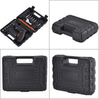 USB Rechargeable Electric Screwdriver PLUS 47 Pcs Screw Set (100w 3.2aH) - Black