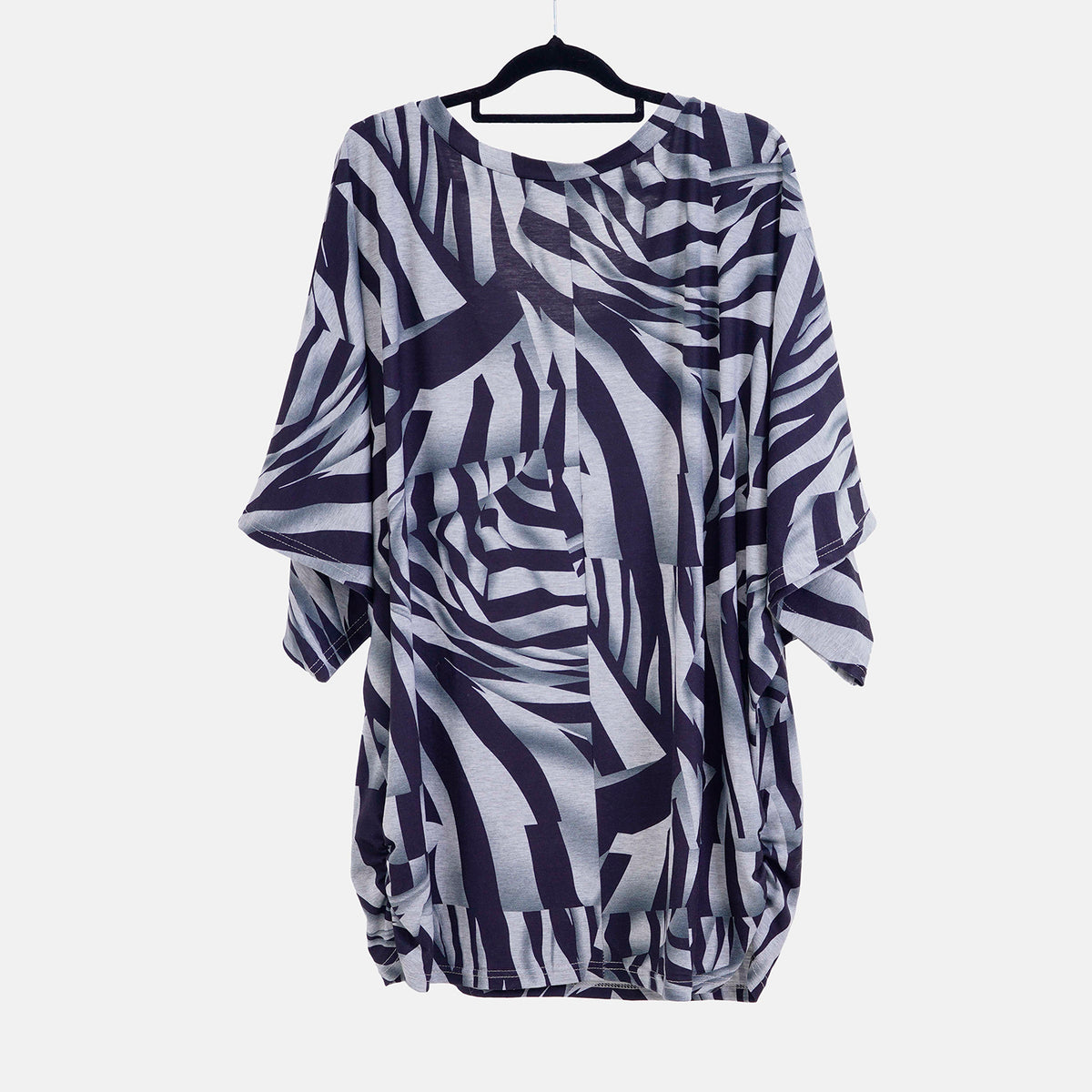 TAMSY Boat Neck Knit Drape Top with Scarf 7512868 7
