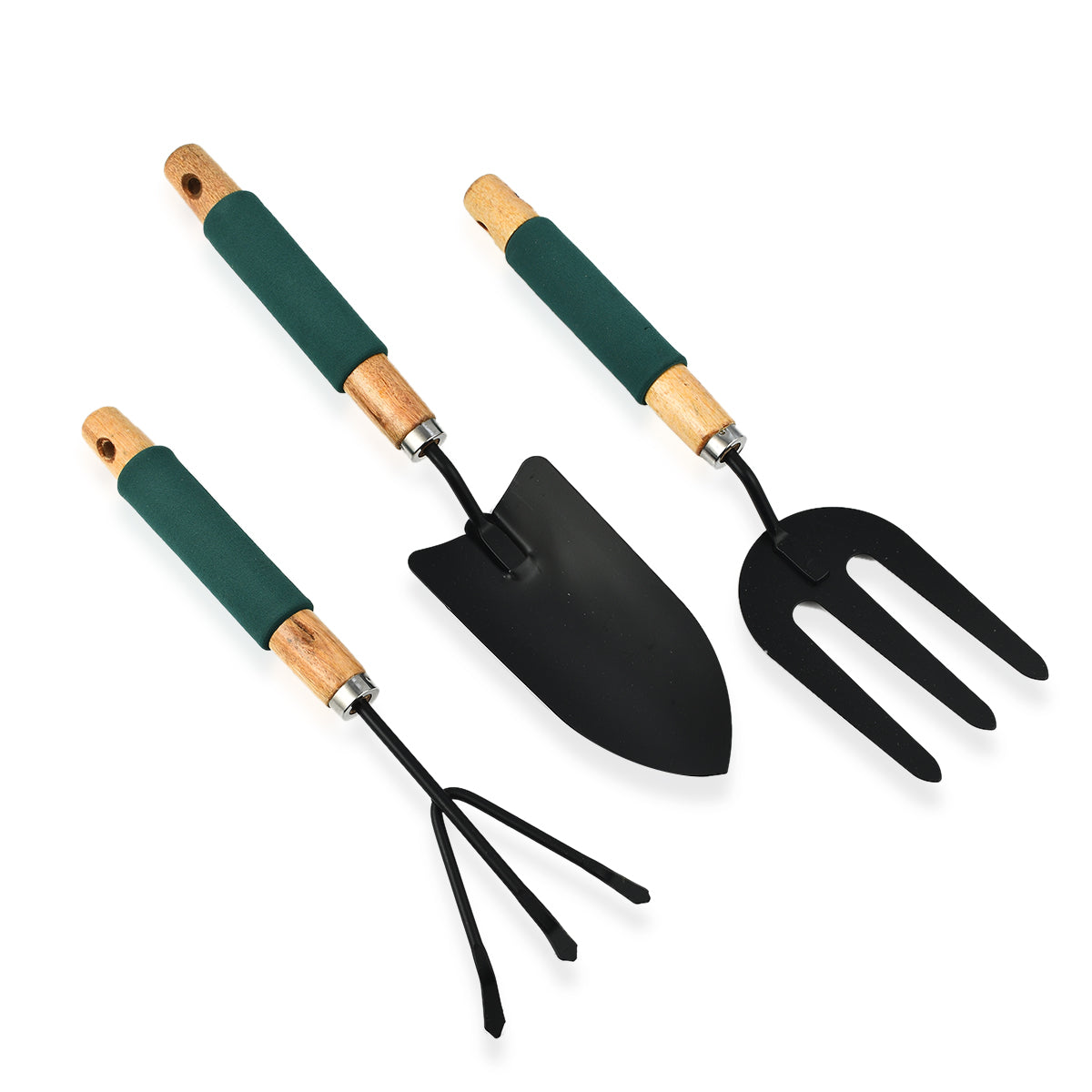 3 - Soft Grip Gardening Tool (Size 400x190x150 cm) - Green &amp; Black 7527191 0