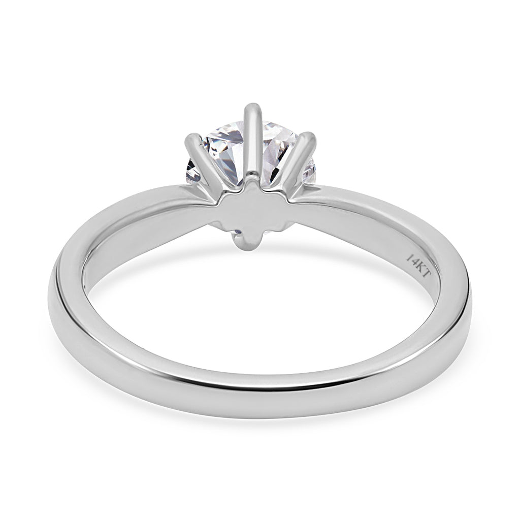 Luxuriant Diamond - 14K White Gold IGI Certified Lab Grown Diamond (VS/E-F) Ring 1.00 Ct._7527558_4
