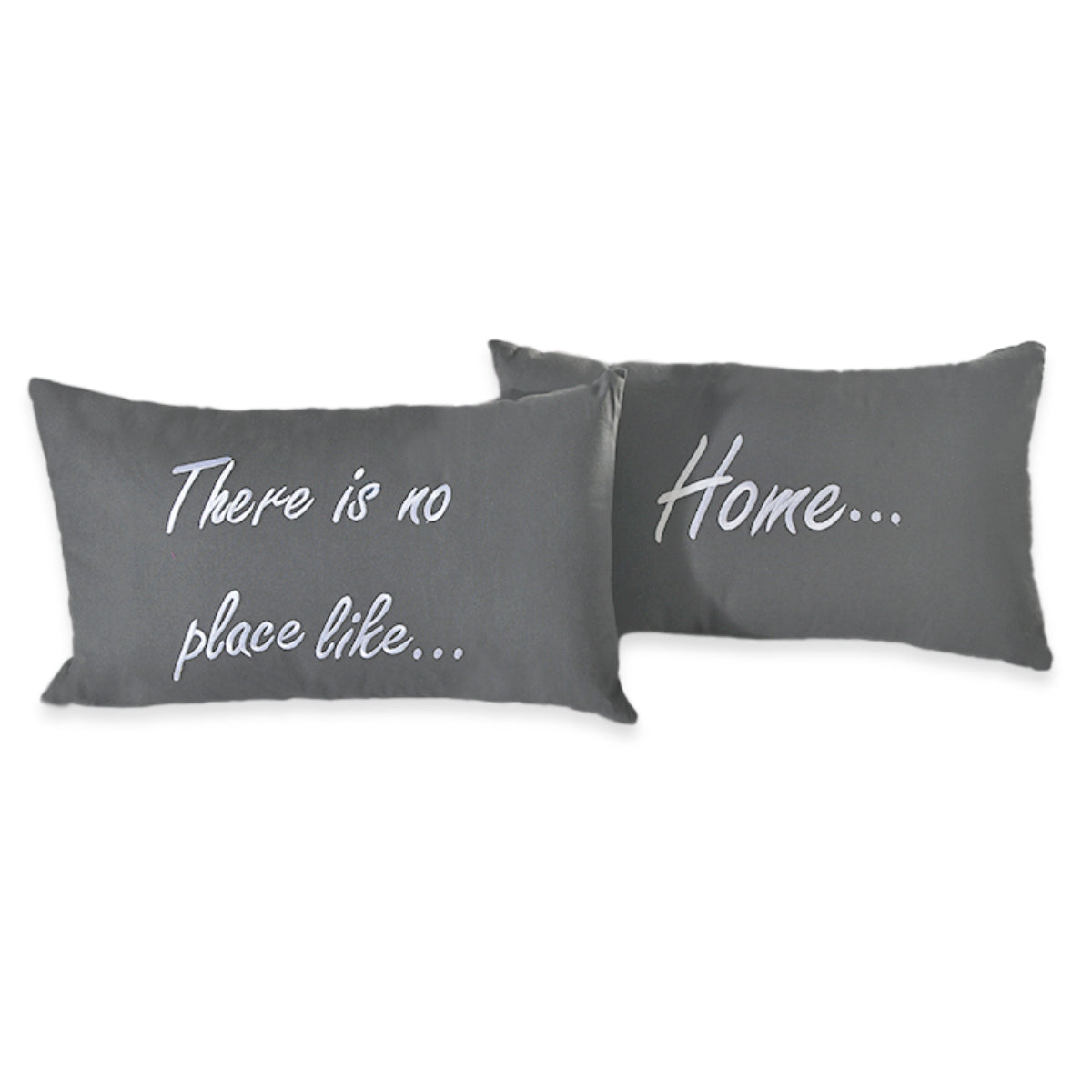 Set of 2 - 100% Cotton Embroidered Pillow (Size 50x30 Cm) - Grey V32719556 6