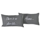 Set of 2 - 100% Cotton Embroidered Pillow (Size 50x30 Cm) - Grey_7528043_5