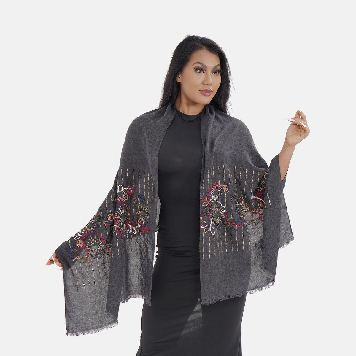 Close Out Embroidered Scarf 7532266 2