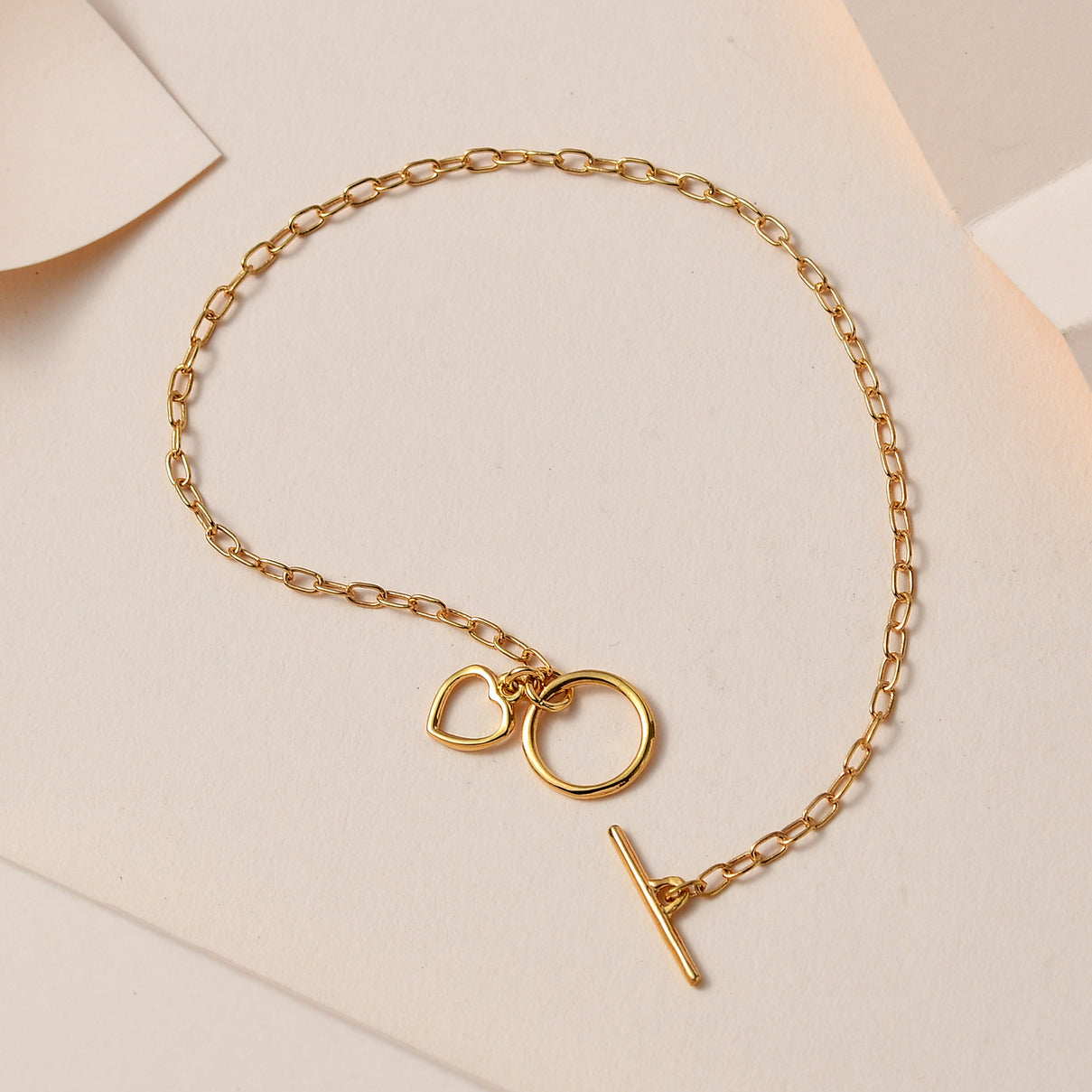 14K Gold Overlay Sterling Silver Bracelet (Size - 7.5) V32512670 2