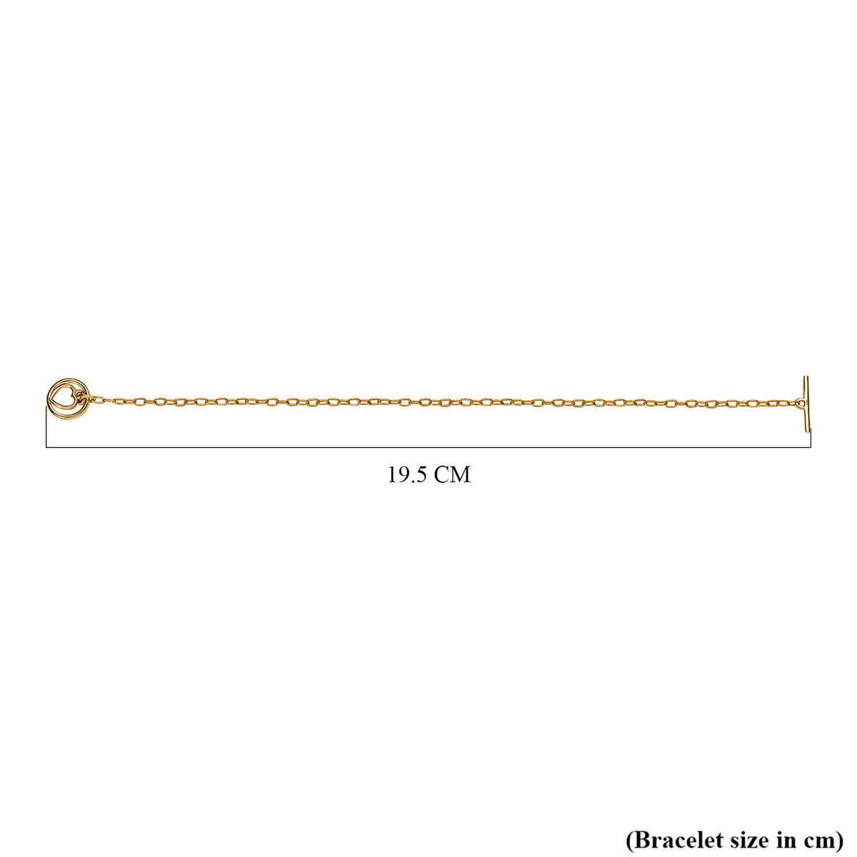 14K Gold Overlay Sterling Silver Bracelet (Size - 7.5) V32512670 5