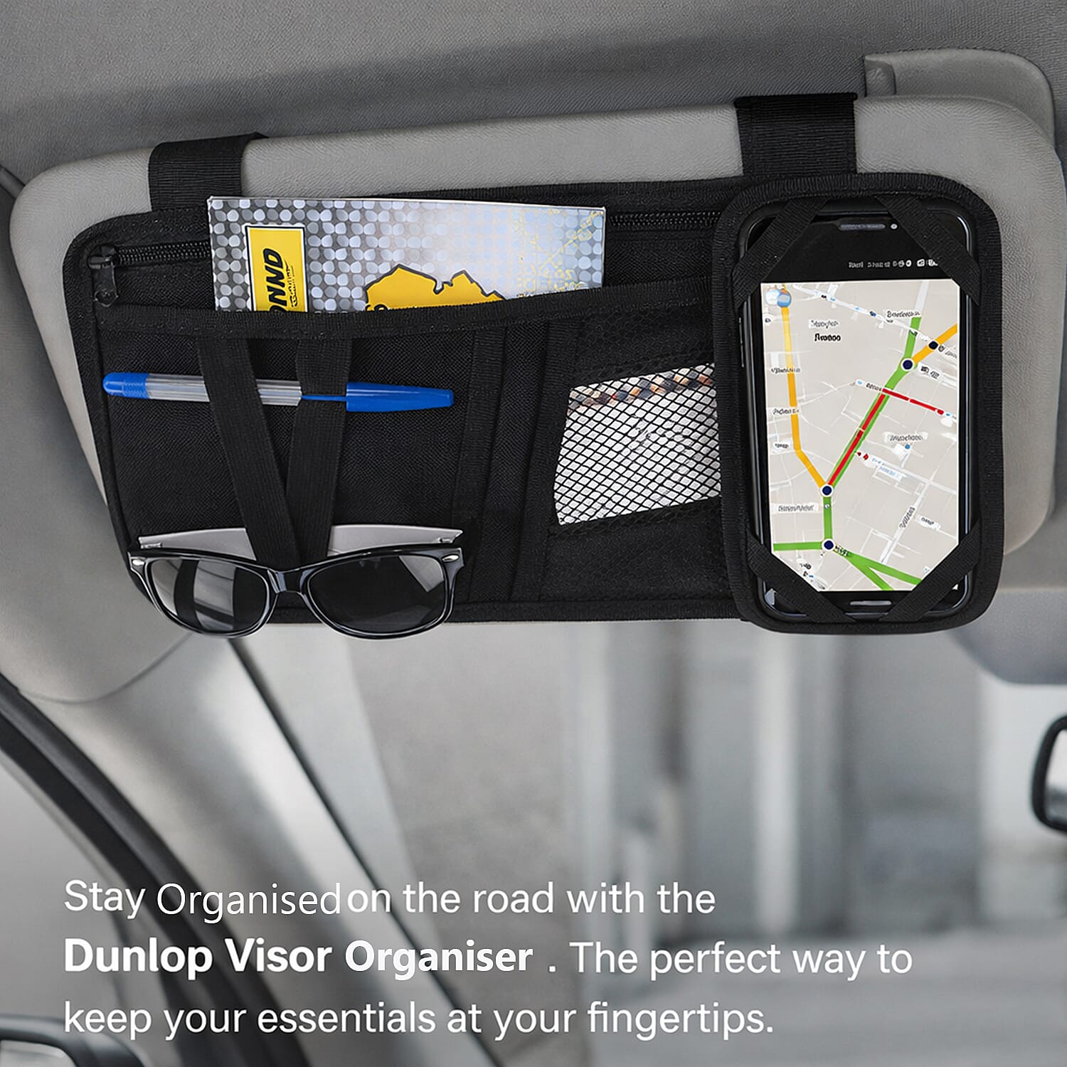 Dunlop Visor Organiser - Black V32348432 2