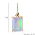 9K Yellow Gold Ethiopian Opal Pendant 2.50 Ct.