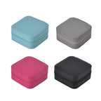 One Time Closeout - 4 Jewellery Box with Interior Velvet Protection (Size 10x10x5 ) - Pink, Mint Green, Light Gray & Black_7546466_3