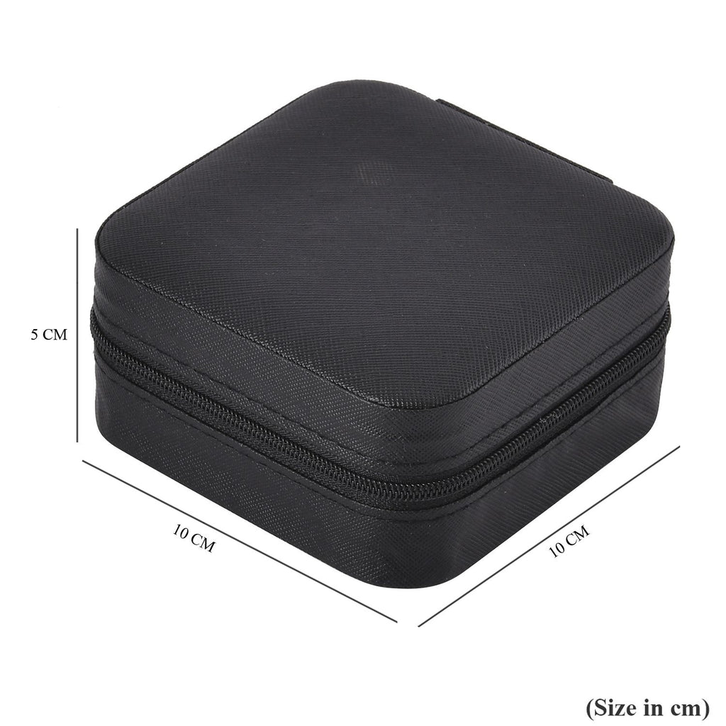 One Time Closeout - 4 Jewellery Box with Interior Velvet Protection (Size 10x10x5 ) - Pink, Mint Green, Light Gray & Black_7546466_6