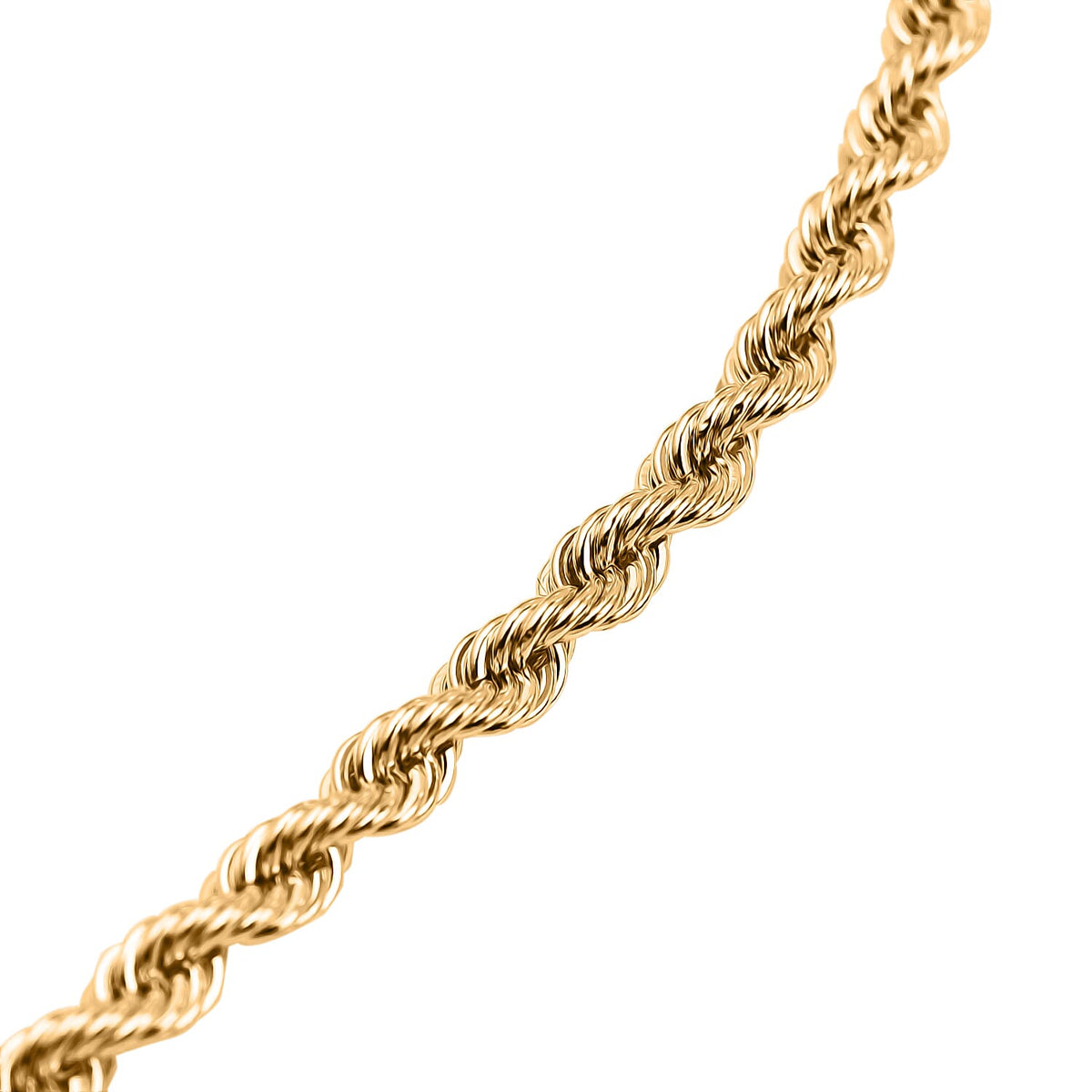 Maestro Collection - 9K Yellow Gold Diamond Cut Rope Necklace (Size 18), Gold Wt 3.19 Gms 7547399 2