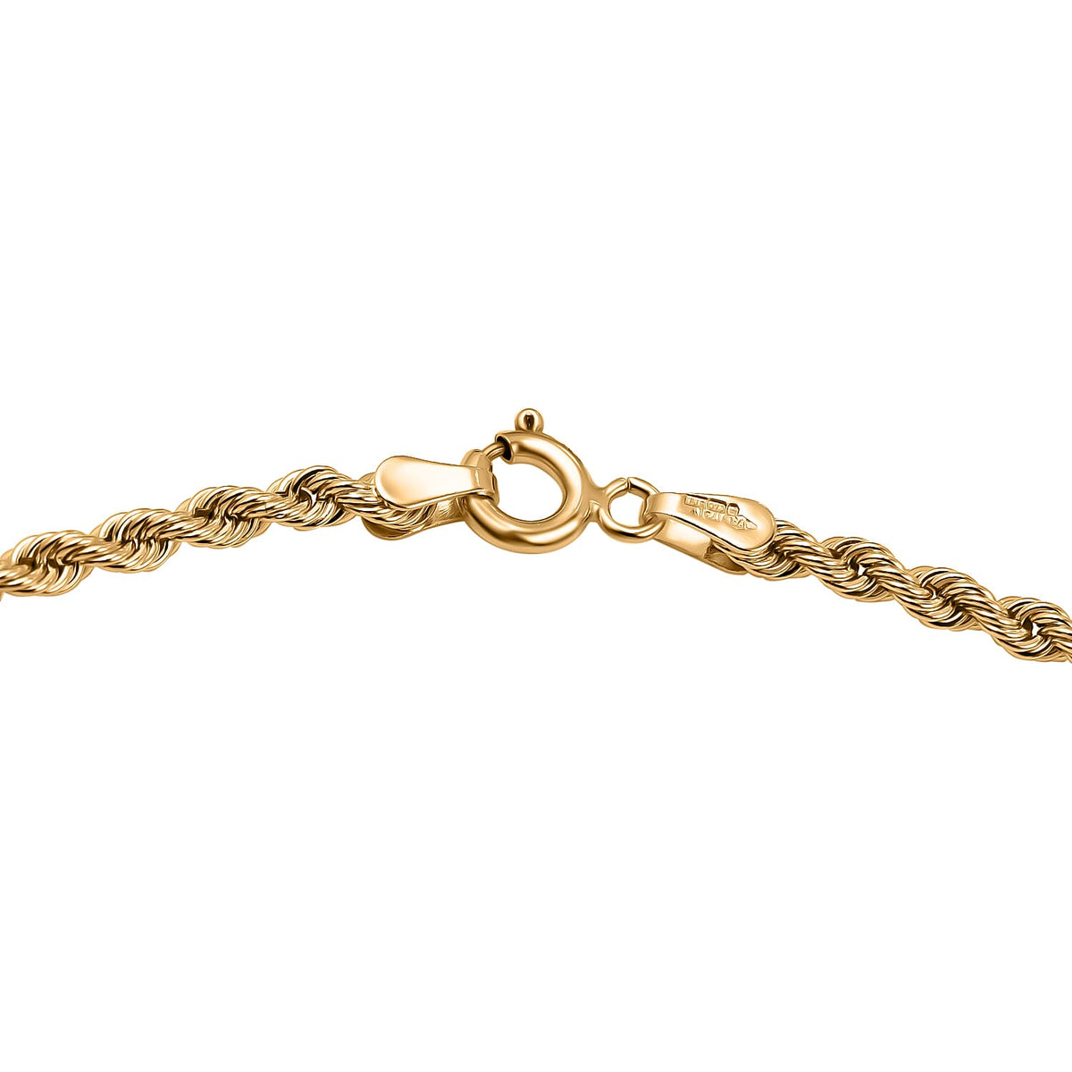 Maestro Collection - 9K Yellow Gold Diamond Cut Rope Necklace (Size 18), Gold Wt 3.19 Gms 7547399 3