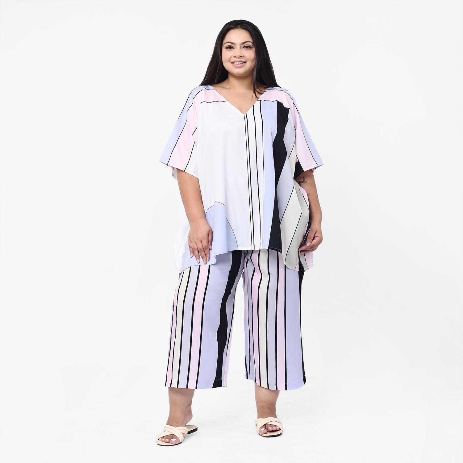 TAMSY Wide Leg Palazzo With Elasticated Waist V32514301 0