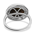 Sierra Nevada Turquoise Solitaire Ring in Platinum Overlay Sterling Silver 4.83 Ct._7556195_4