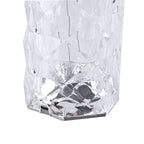USB Rechargeable, Touch Sensor Crystal Diamond Led Table Lamp - Remote Control Included