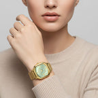 Gamages of London Ladies Countess Blue Dial Diamond Studded Watch with Gold Mesh Bracelet_7557154_2