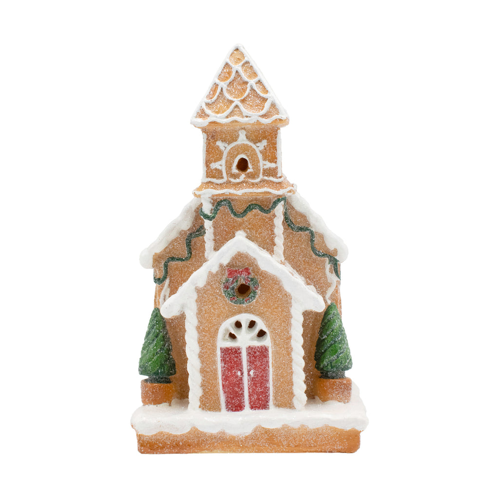 Gingerbread Christmas Church (Size 16x10x9 cm) - Multi_7558191