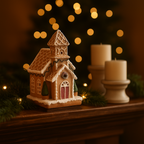 Gingerbread Christmas Church (Size 16x10x9 cm) - Multi_7558191_1