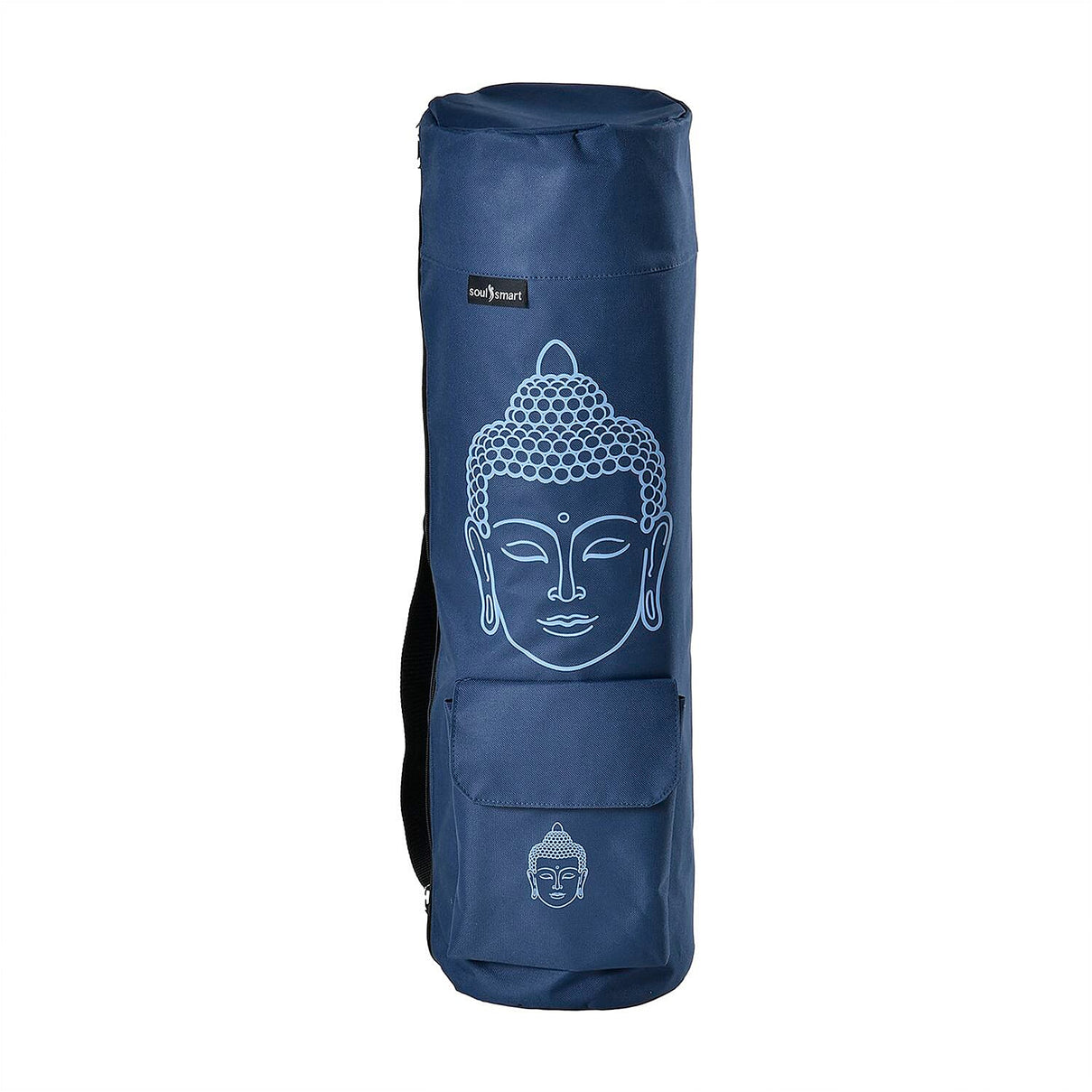 Soul Smart Buddha Printed Yoga Bag (Size 70x20 cm) - Navy &amp; Light Blue 7558893 0