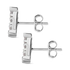 D'Joy - Moissanite Sterling Silver Cluster Earring with Push Back_7561346_3