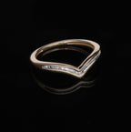 Find Of The Month - 9K Yellow Gold Diamond (G-H) Wishbone Ring 0.20Ct