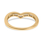 Find Of The Month - 9K Yellow Gold Diamond (G-H) Wishbone Ring 0.20Ct