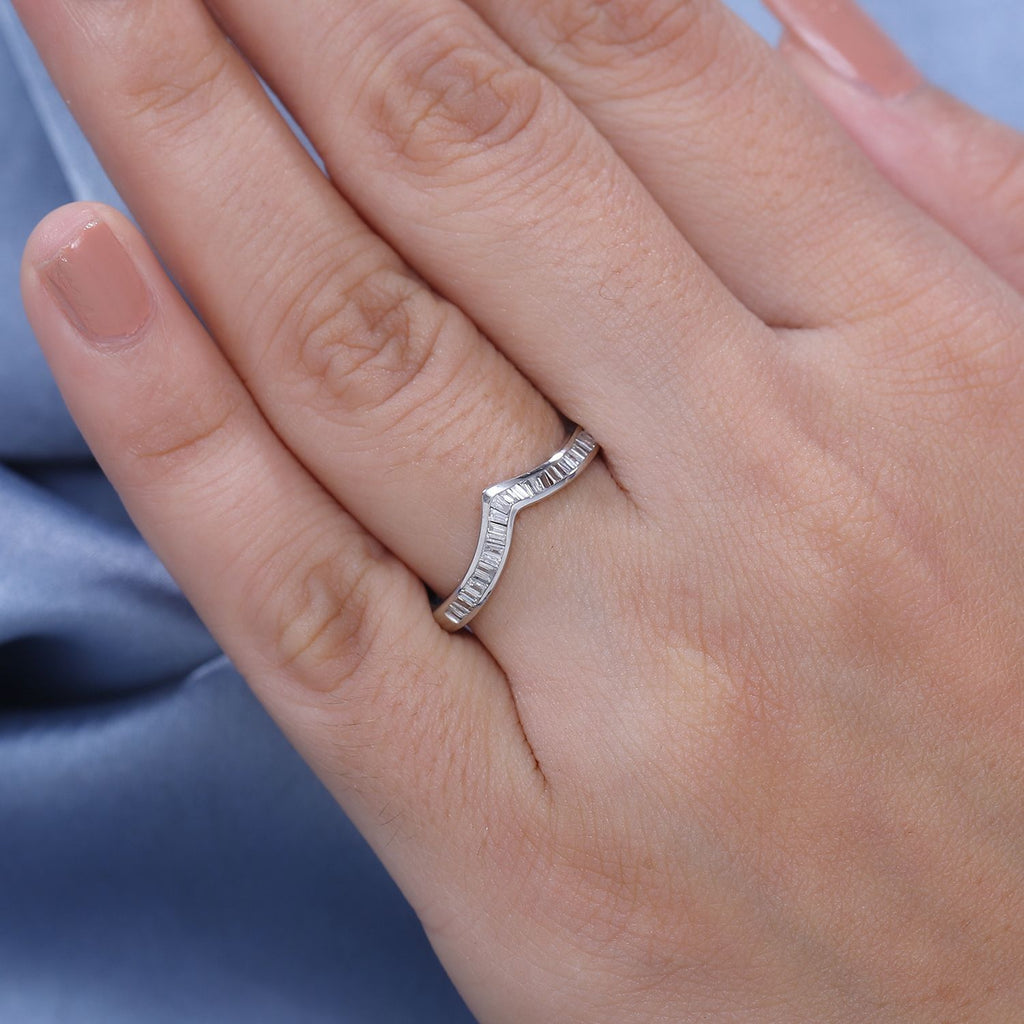 Close Out Deal - SGL Certified 9K White Gold Diamond (I3/GH) Wishbone Ring_7561524_2