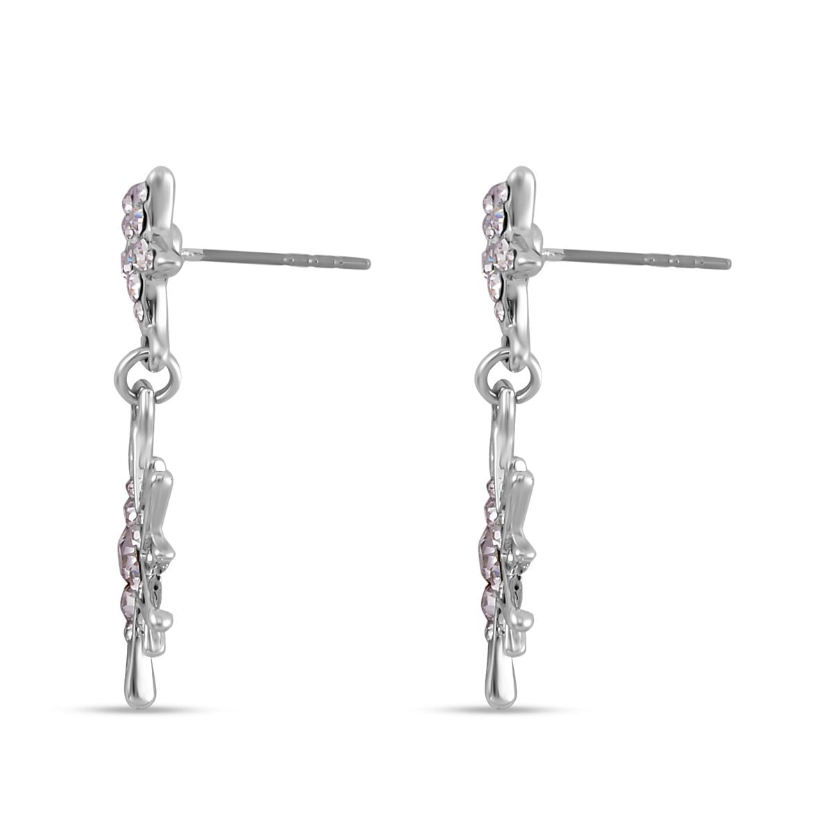 White Austrian Crystal Star Earrings 7561571 3
