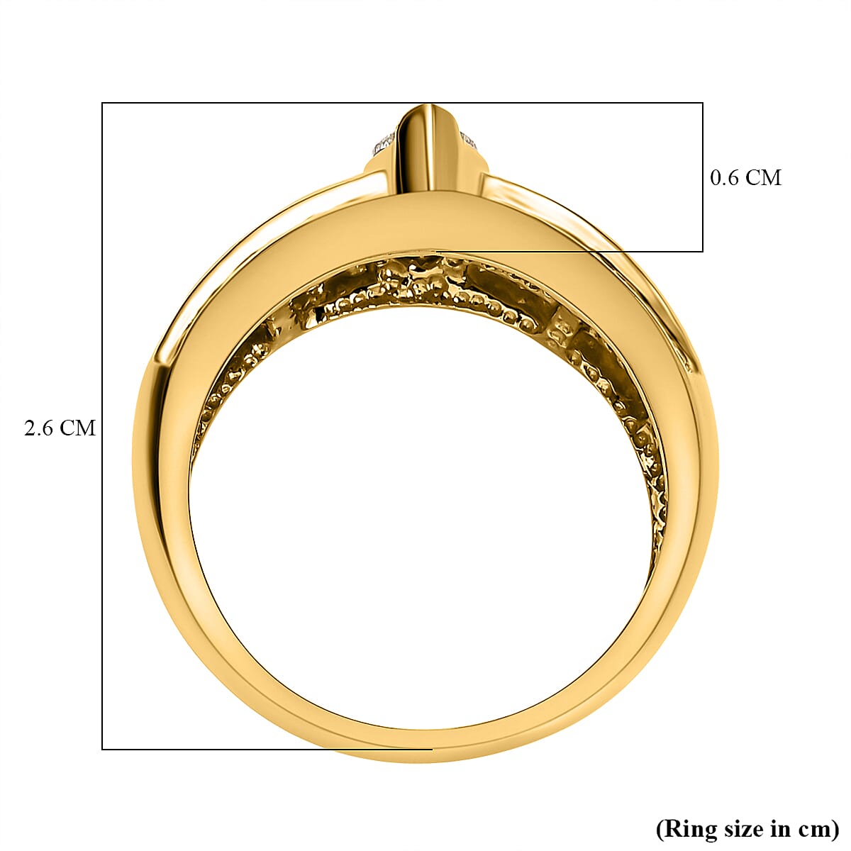NY Close Out- 14K Yellow Gold Natural Yellow Diamond (Mrq. 0.62 Solitaire I1) and White Diamond (I1-G-H) Engagement Ring 1.50 Ct 7563933 5
